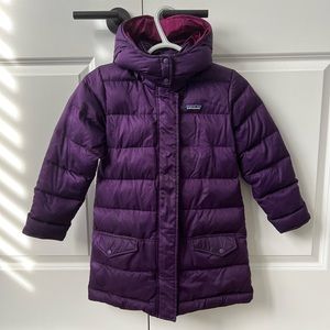 Kids Patagonia Down Insulated Winter Jacket.